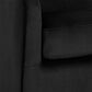 37B Hazel Swivel Lounge Chair in Black Sky Velvet, , large