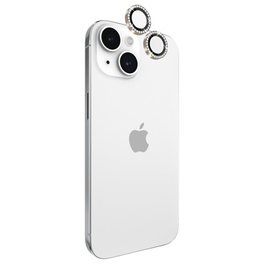 Kate Spade Kate Spade Aluminum Ring Lens Protector Set for Apple iPhone 15 / iPhone 15 Plus in Stone Gold, , large