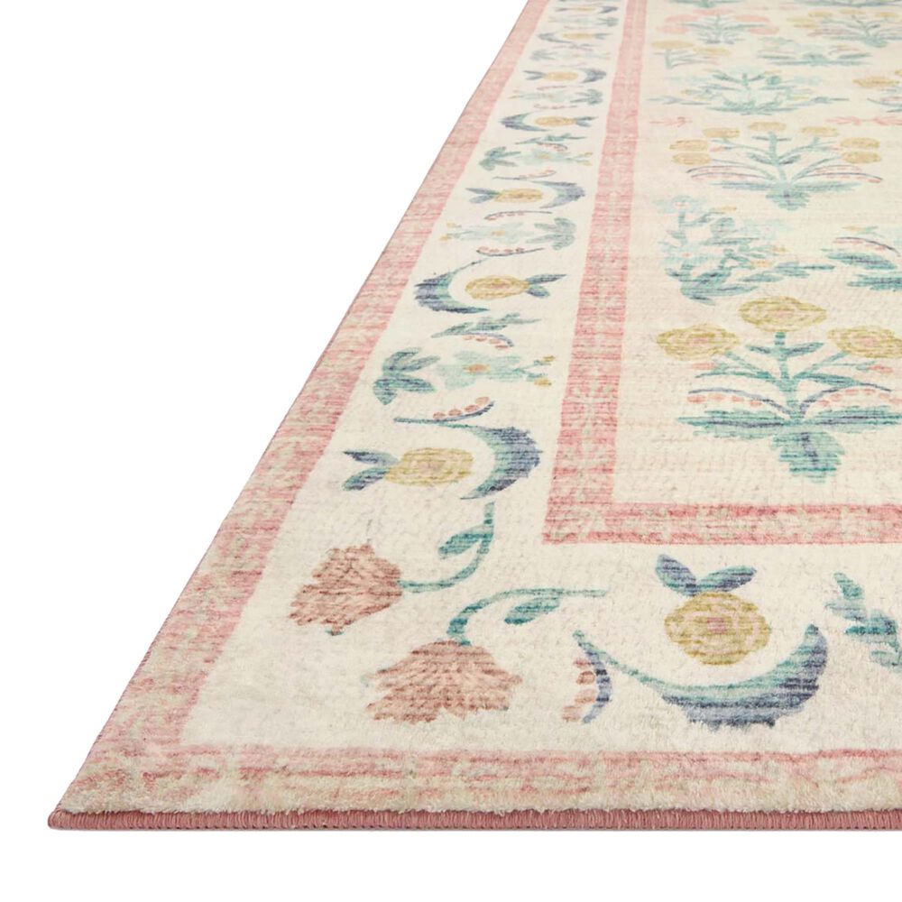 Rifle Paper Co Eden Mughal Rose 2&#39;6&quot; x 9&#39;6&quot; Blush Runner, , large