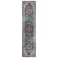 Safavieh Aria ARA160B 2" x 12" Blue and Creme Runner, , large
