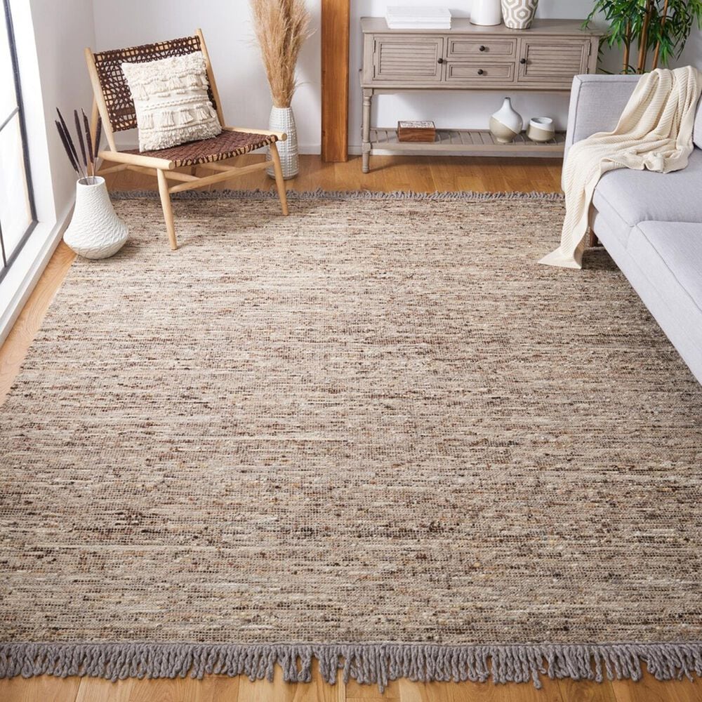 Safavieh Natura NAT327T 8&#39; x 10&#39; Brown and Ivory Area Rug, , large