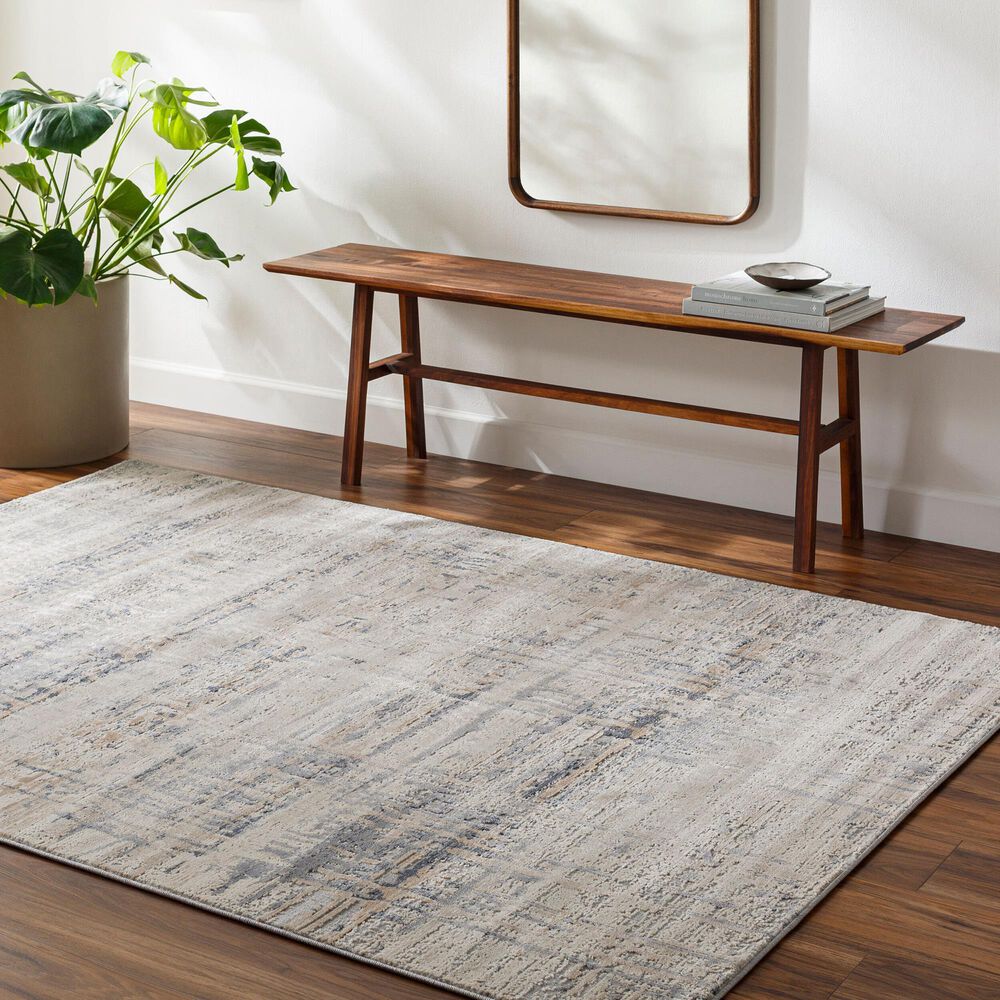 Surya Alpine 8&#39;10&quot; x 12&#39;4&quot; Light Gray, Ivory, Light Beige, Off-White, Charcoal and Medium Gray Area Rug, , large