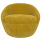 Golden Wave Furniture Blossom Swivel Chair in Yellow, , large