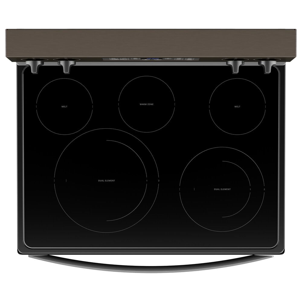 Whirlpool 5.3 Cu. Ft. Electric Range 5-in-1 Air Fry Oven in Fingerprint Resistant Black Stainless Steel, , large