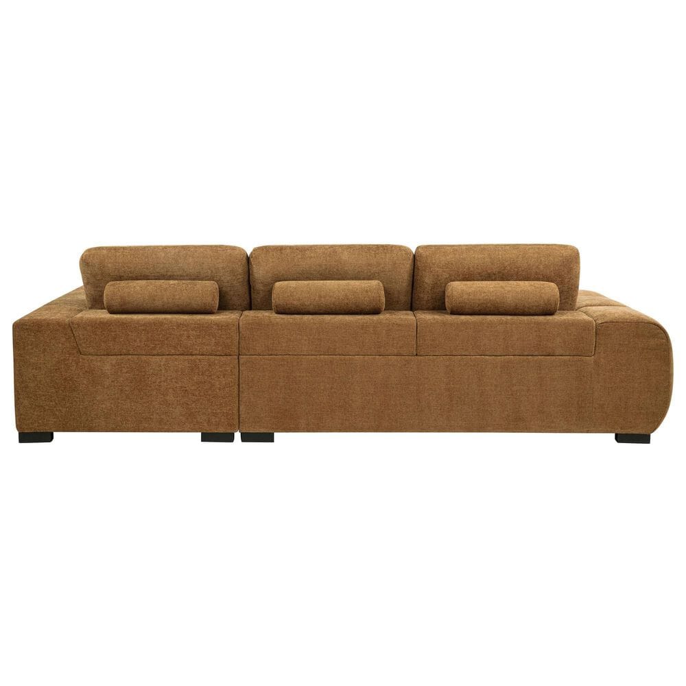 37B Octavia 2-Piece Stationary Right Facing Sectional with Chaise in Amber, , large