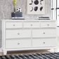 Ashley Fortman 7-Drawer Dresser in White, , large