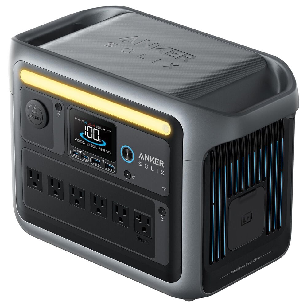 Anker Solix C1000X Portable Power Station in Gray, , large