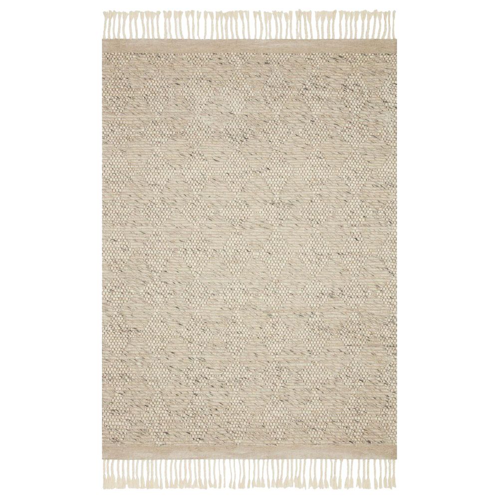 Magnolia Home Myra MYR-01 5" x 7"6" Natural and Denim Area Rug, , large