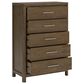 Millenium Cabalynn 5-Drawer Chest in Light Brown, , large