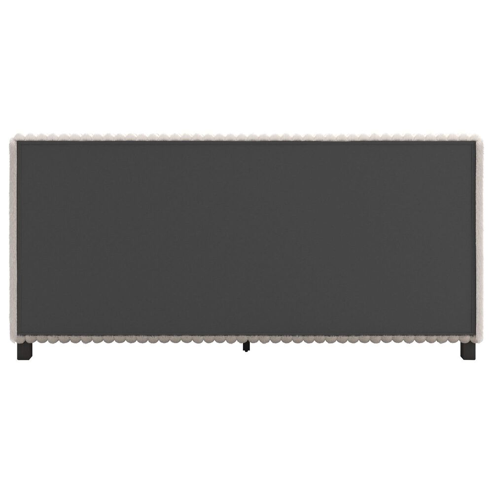 Ashley Zuraleus California King Upholstered Platform Bed with Two Nightstands in Matte White, , large