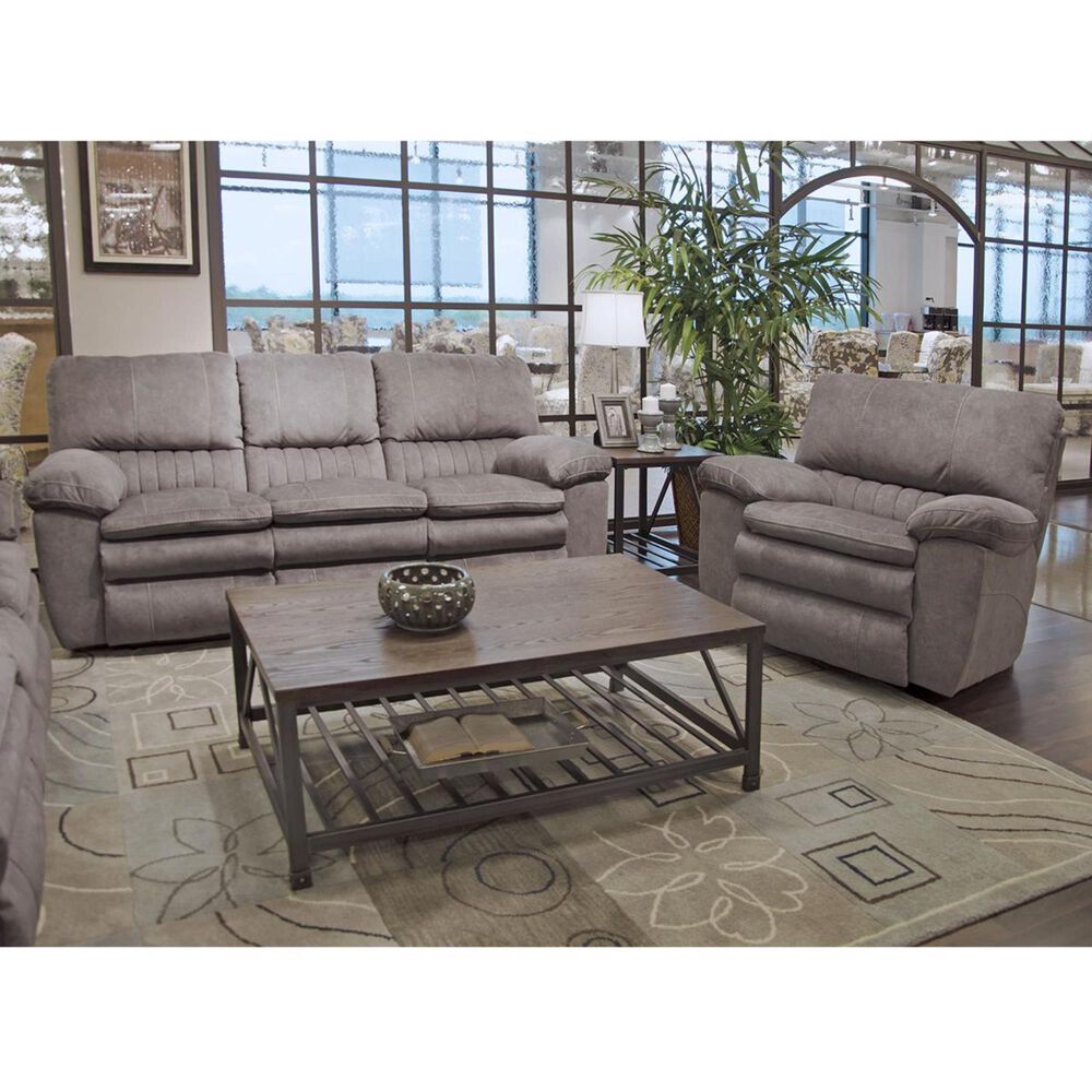 Catnapper Reyes Power Lay Flat Recliner in Graphite, , large