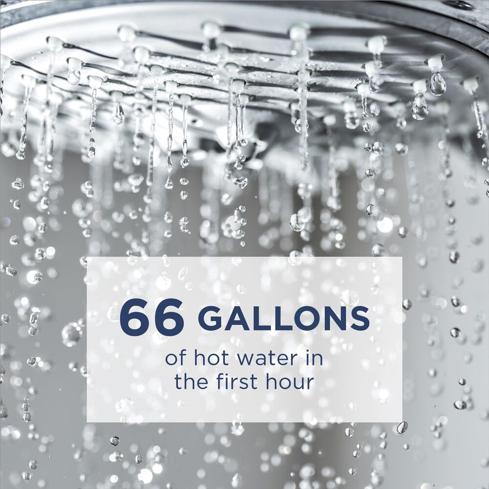 GE Appliances 40-Gallon Smart Short Electric Water Heater with Anode Sensing in Gray, , large