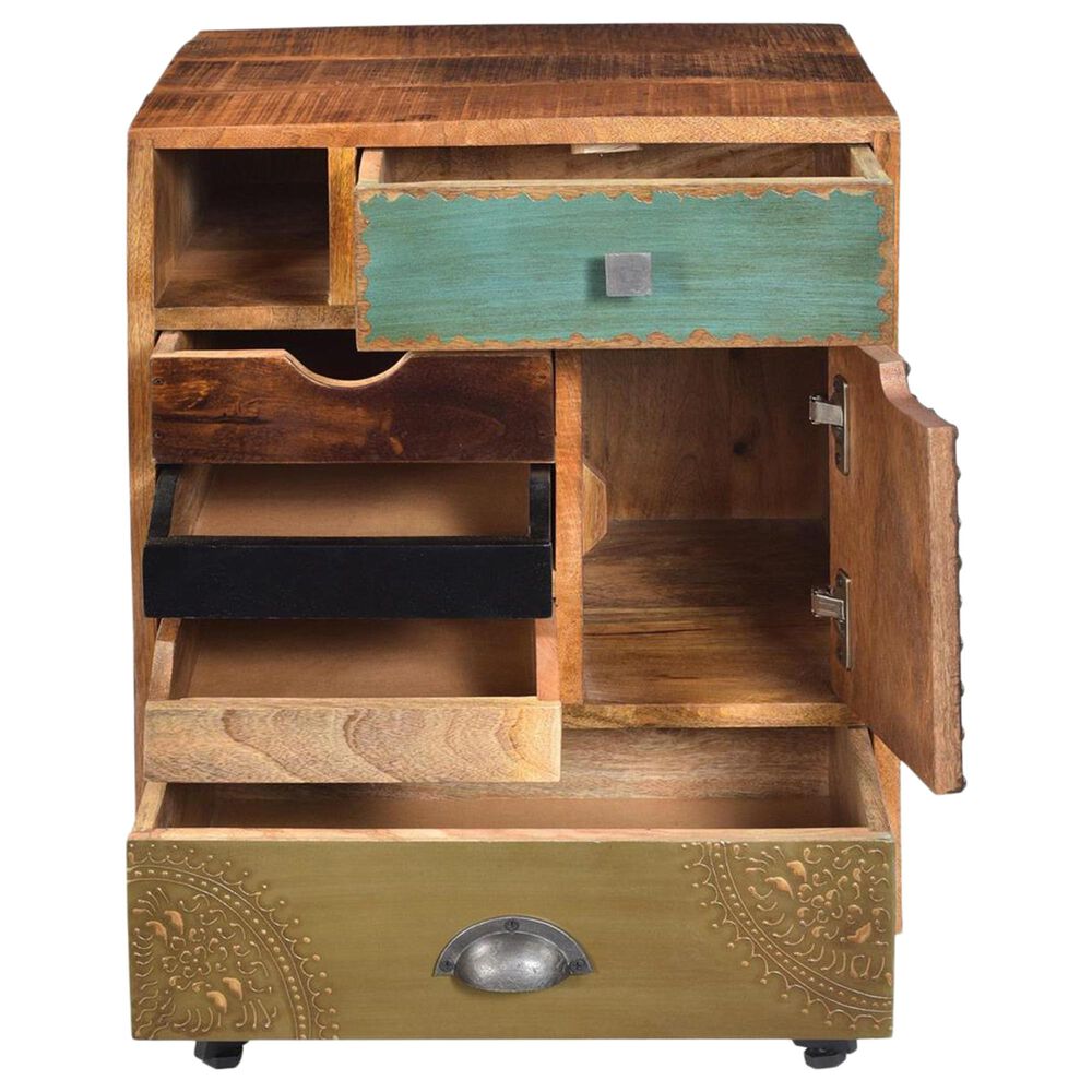 Shell Island Furniture Brisbane Small 1-Door Cabinet, , large