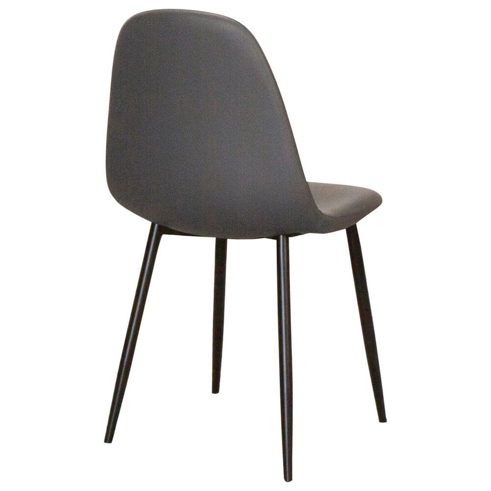 Sunset Furniture Leda Side Chair in Matte Black, , large