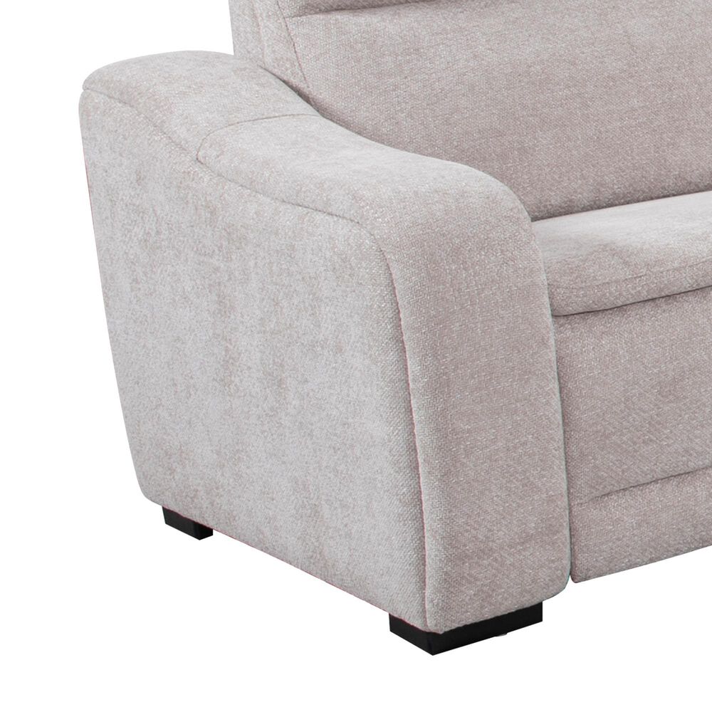 Oxford Furniture 7-Piece Power Reclining Right Facing Sectional with Chaise in Paris Cobblestone, , large
