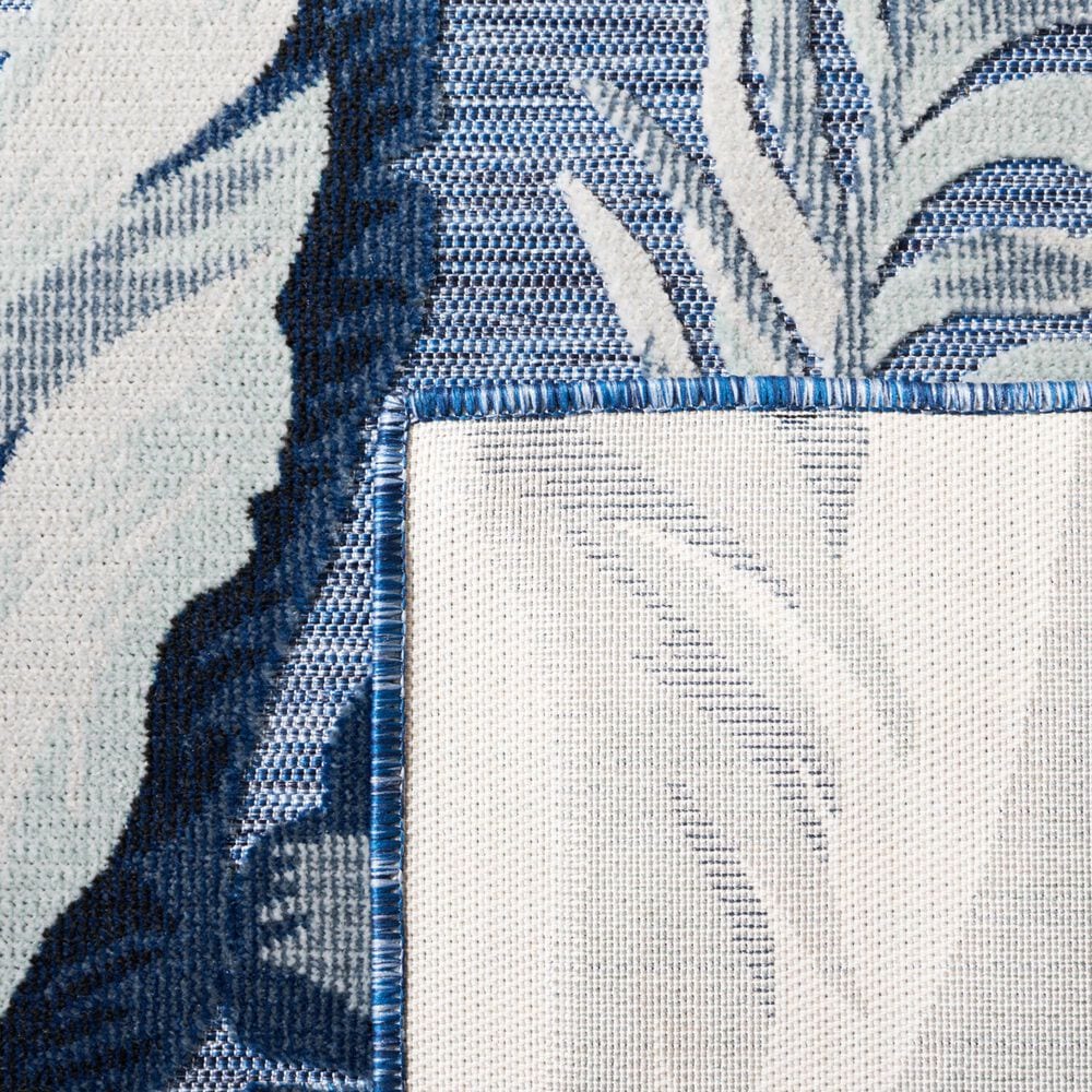 Safavieh Cabana CBN452H 4&#39; x 6&#39; Blue and Grey Indoor/Outdoor Area Performance Rug, , large