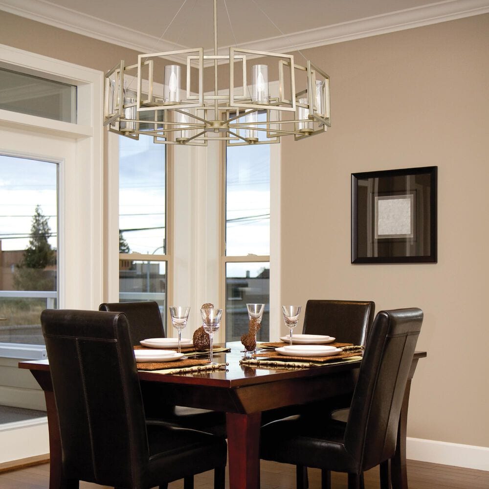 Golden Lighting Marco 8-Light Chandelier in White Gold, , large