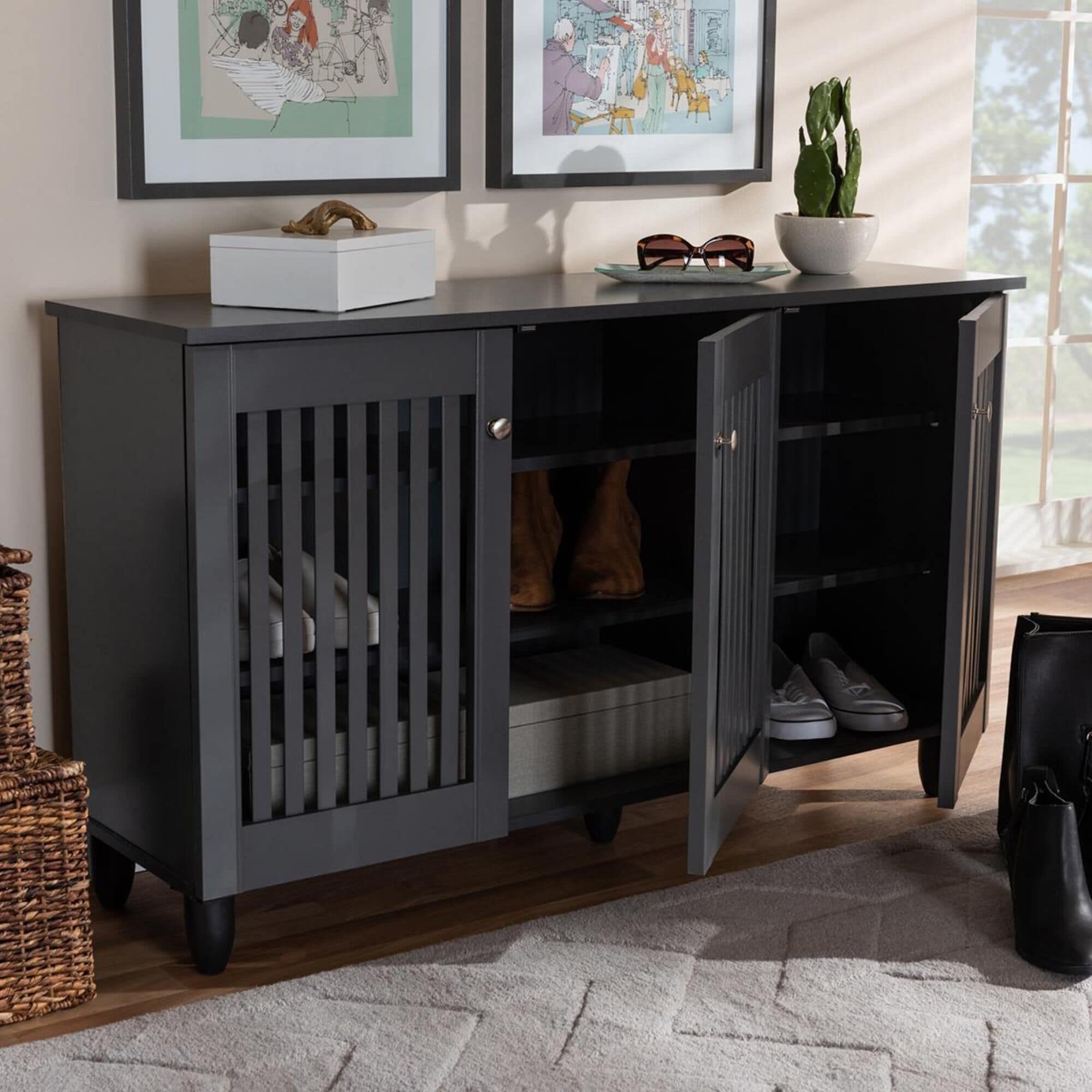 baxton studio fernanda shoe cabinet