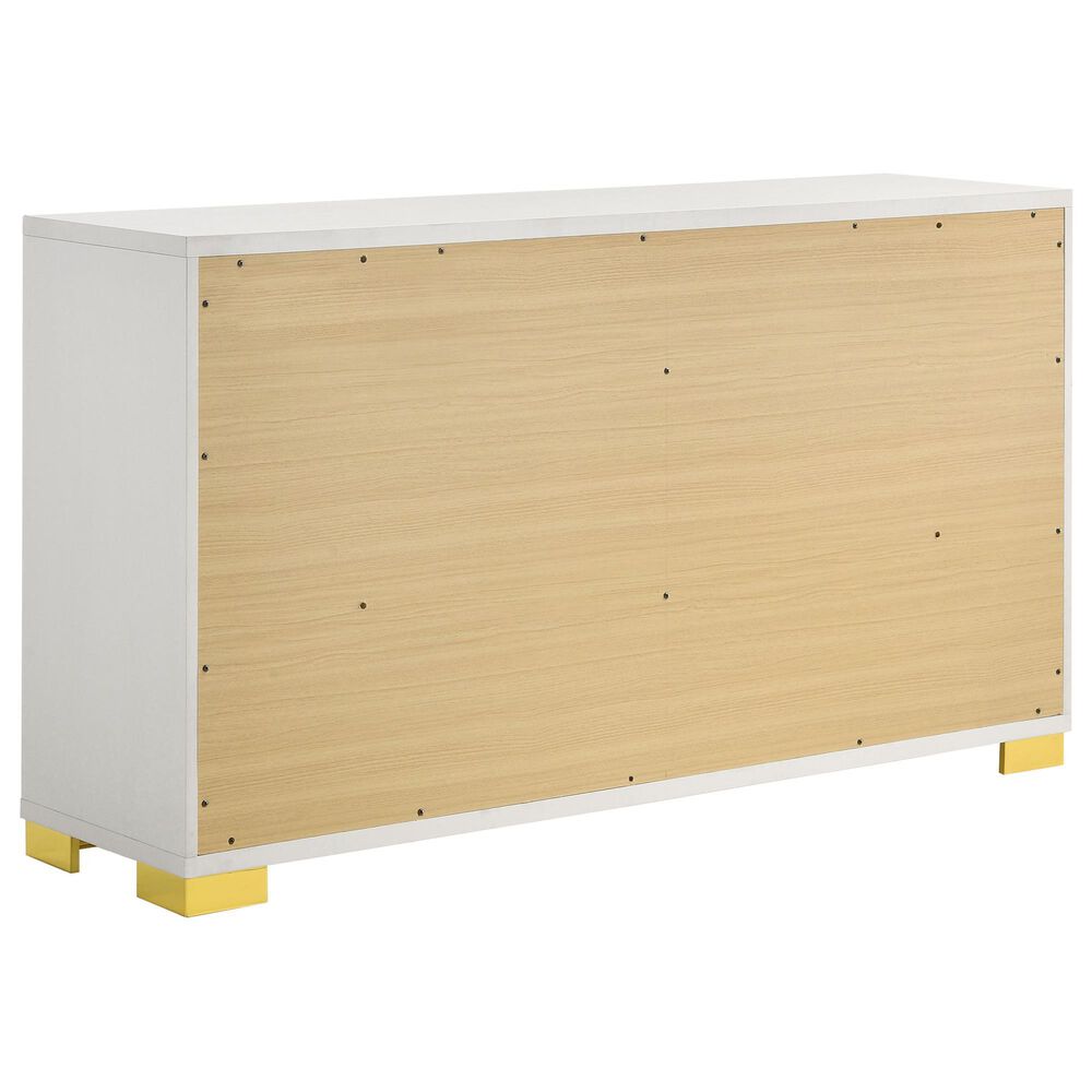 Pacific Landing Dresser and Mirror in White, , large