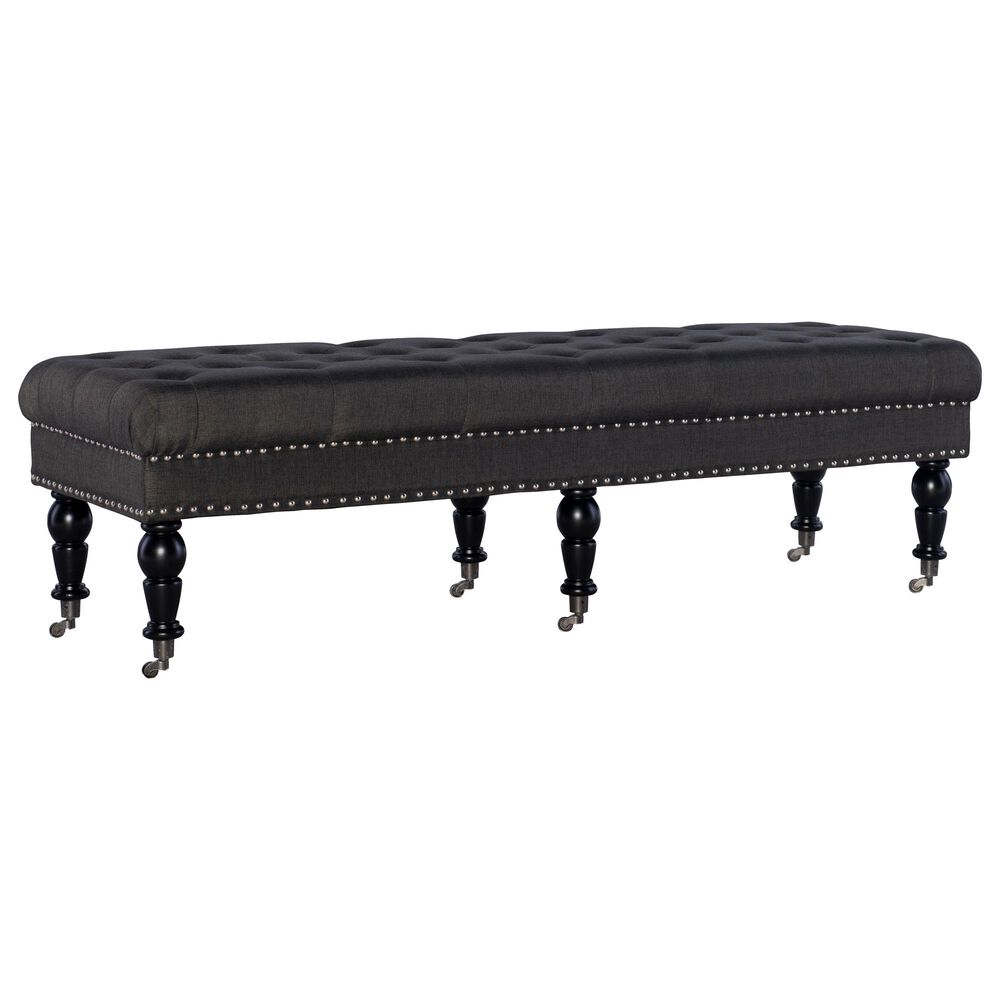 Linden Boulevard Celeste 62&quot; Bench in Charcoal, , large