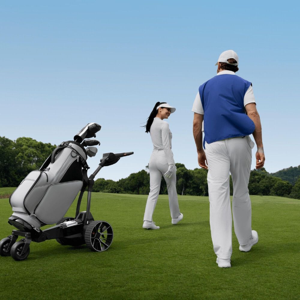 Navee Birdie 3X Electric Golf Push Cart in Black, , large