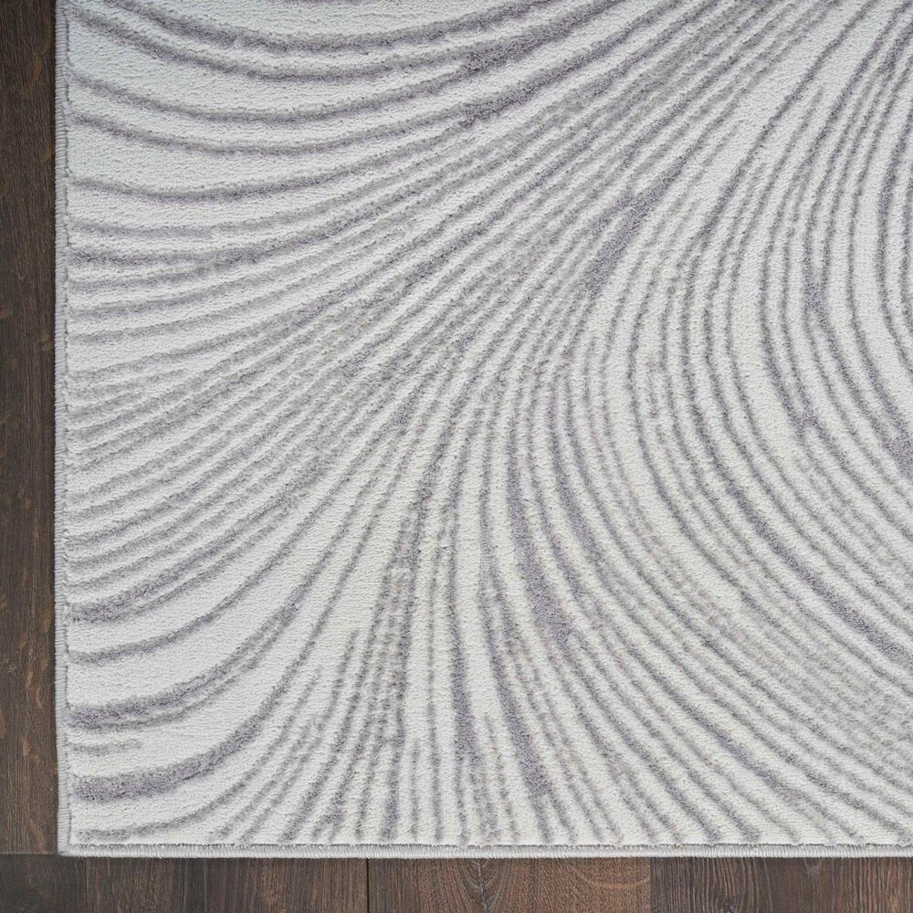 Nourison Central Park West CEP02 Grey 6&#39; x 9&#39; Area Rug, , large