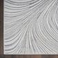 Nourison Central Park West CEP02 Grey 6" x 9" Area Rug, , large