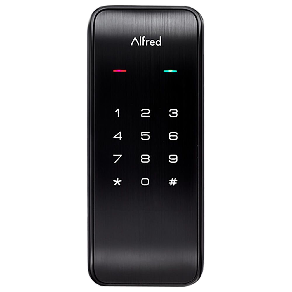 Alfred DB2 Smart Deadbolt Lock in Black, , large