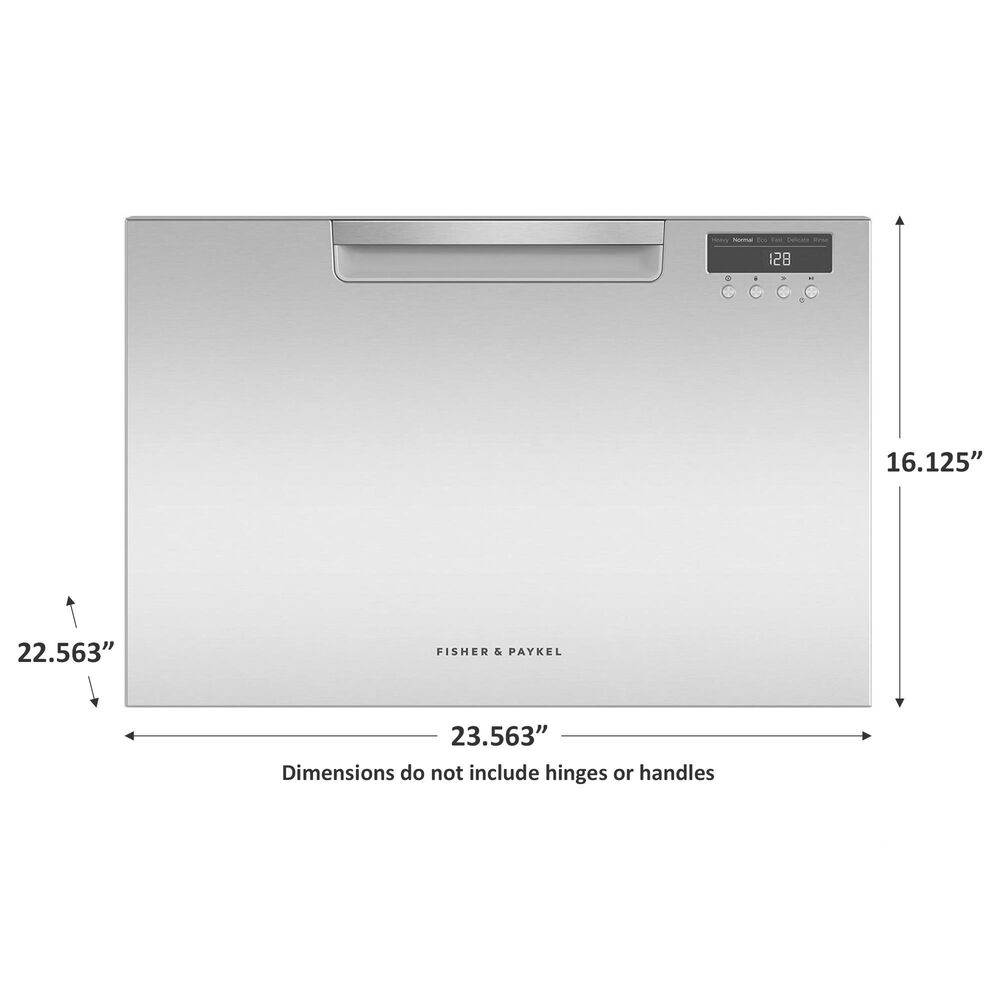 Fisher &amp; Paykel Built-In Single Drawer Dishwasher with 7 Place Settings in Stainless Steel, , large