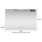 Fisher & Paykel Built-In Single Drawer Dishwasher with 7 Place Settings in Stainless Steel, , large