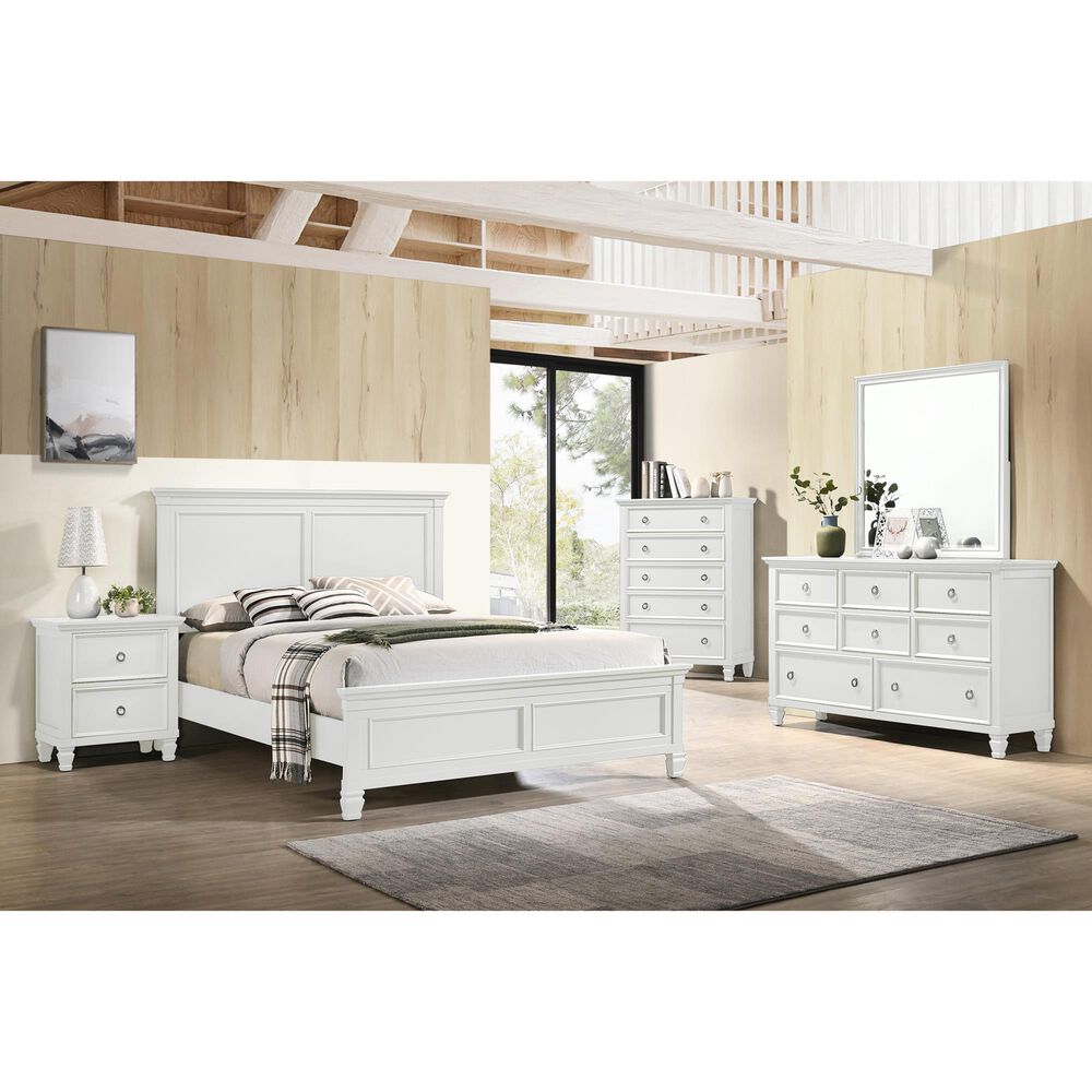 New Heritage Design Tamarack Dresser Mirror in White, , large