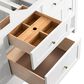 James Martin Vanities Breckenridge 72" Double Bathroom Vanity in Bright White with 3 cm Lime Delight Quartz Top and Rectangular Sinks, , large