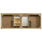 James Martin Vanities Laurent 60" Double Bathroom Vanity Cabinet in Light Natural Oak, , large