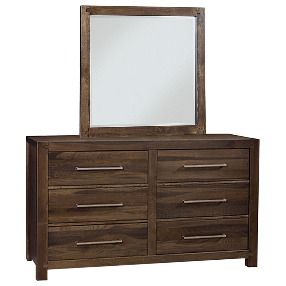 Viceray Collections Joinery Dresser and Mirror in Espresso Oak, , large