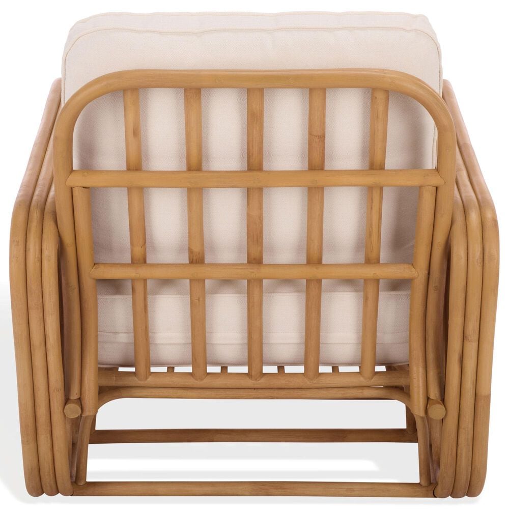 Safavieh Malina Accent Chair in White, , large