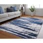 Feizy Indio 6"7" x 9"6" Blue and Ivory Area Rug, , large