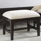 Riva Ridge Sutton Stool Benches in White and French Roast, , large