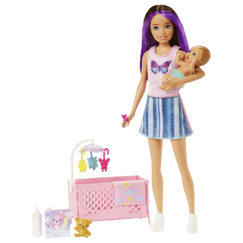 Barbie Barbie Skipper Babysitters Inc. Doll Sleepy Baby Playset, , large