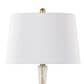 LumiSource Jenny Glass Table Lamp in Clear Crackle and Gold (Set of 2), , large