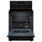 Whirlpool 5.3 Cu. Ft. Freestanding Electric Range with Steam Clean in Black, , large