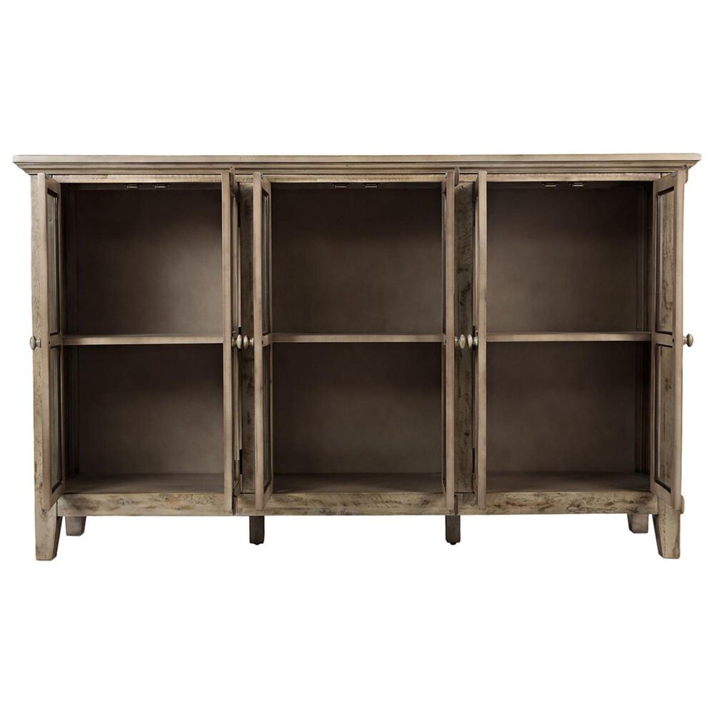 Waltham Rustic Shores 70&quot; Accent Cabinet in Weathered Gray, , large