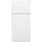 Whirlpool 14 Cu. Ft. 28" Top Freezer Refrigerator in White, , large