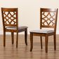 Baxton Studio Mael Side Chair in Walnut Brown (Set of 2), , large