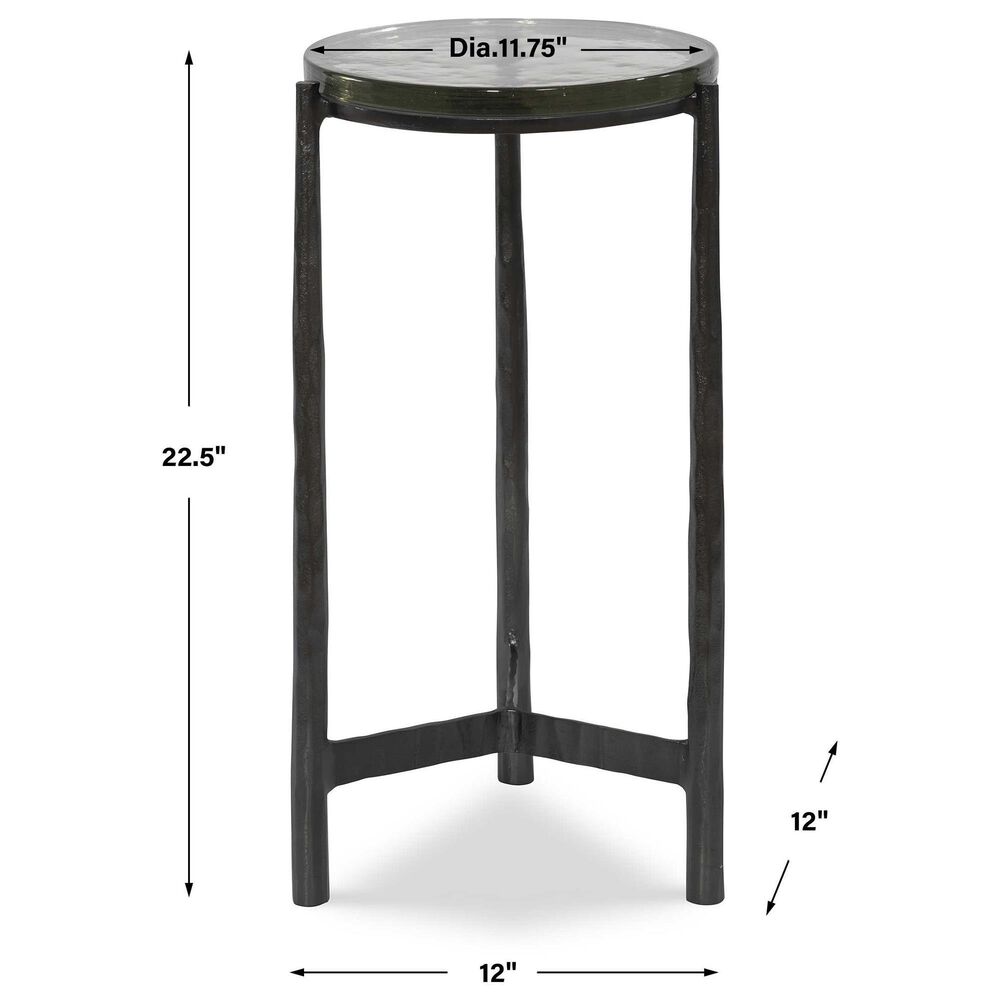 Uttermost Eternity Accent Table in Dark Gunmetal, , large