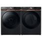 Samsung 5.0 Cu. Ft. Extra Large Capacity Smart Front Load Washer with Super Speed Wash and Steam in Brushed Black, , large