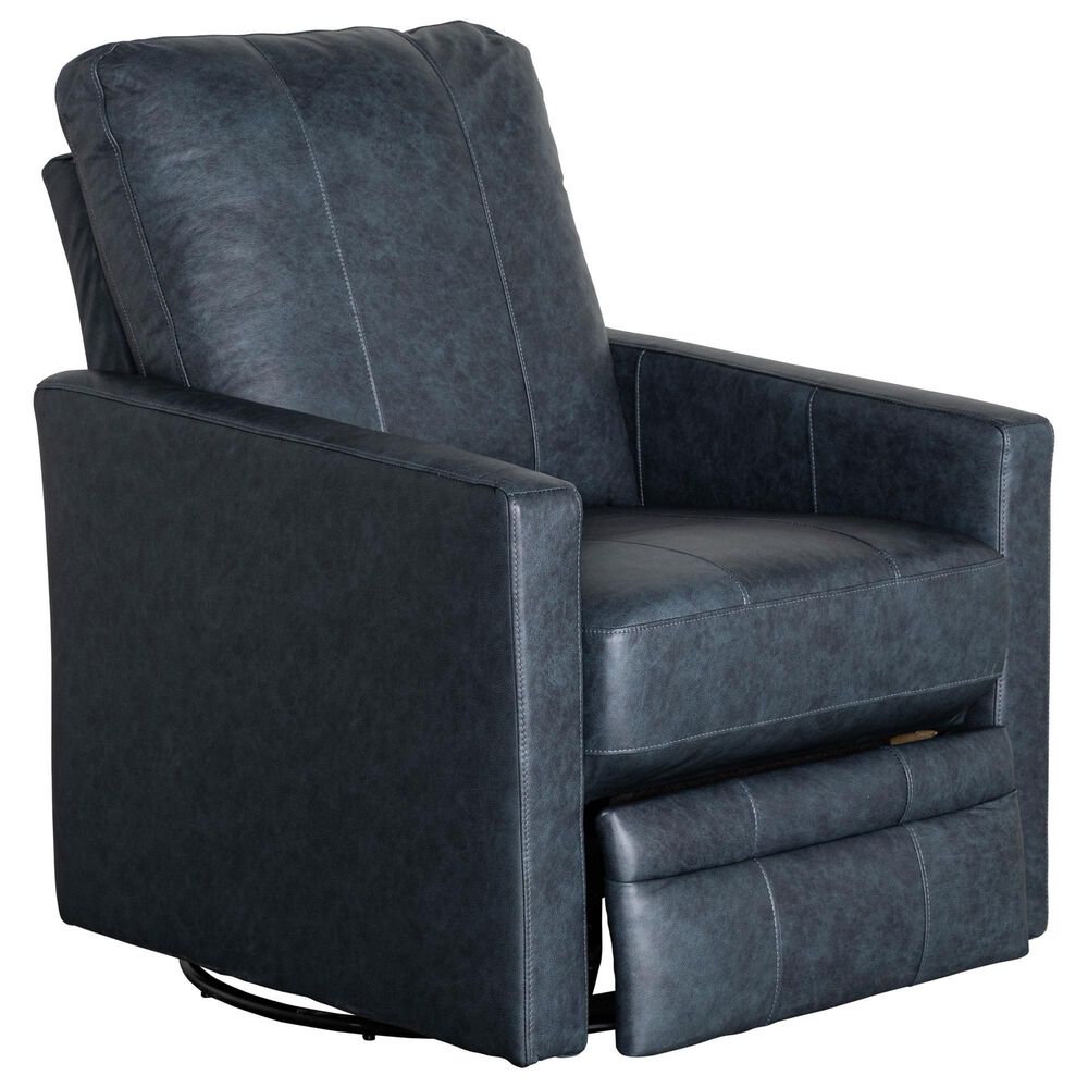 Best Home Furnishings Giana Manual Swivel Recliner in Indigo, , large