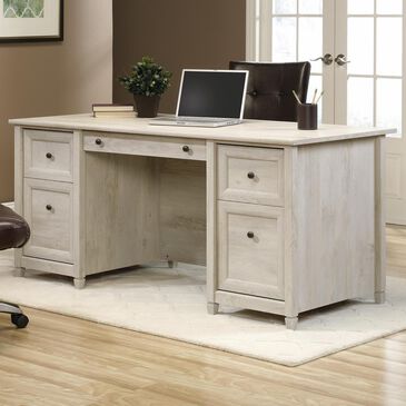 Sauder Edge Water Executive Desk in Chalked Chestnut, , large