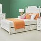 Samuel Lawrence Savannah Full Poster Bed without Trundle in White, , large