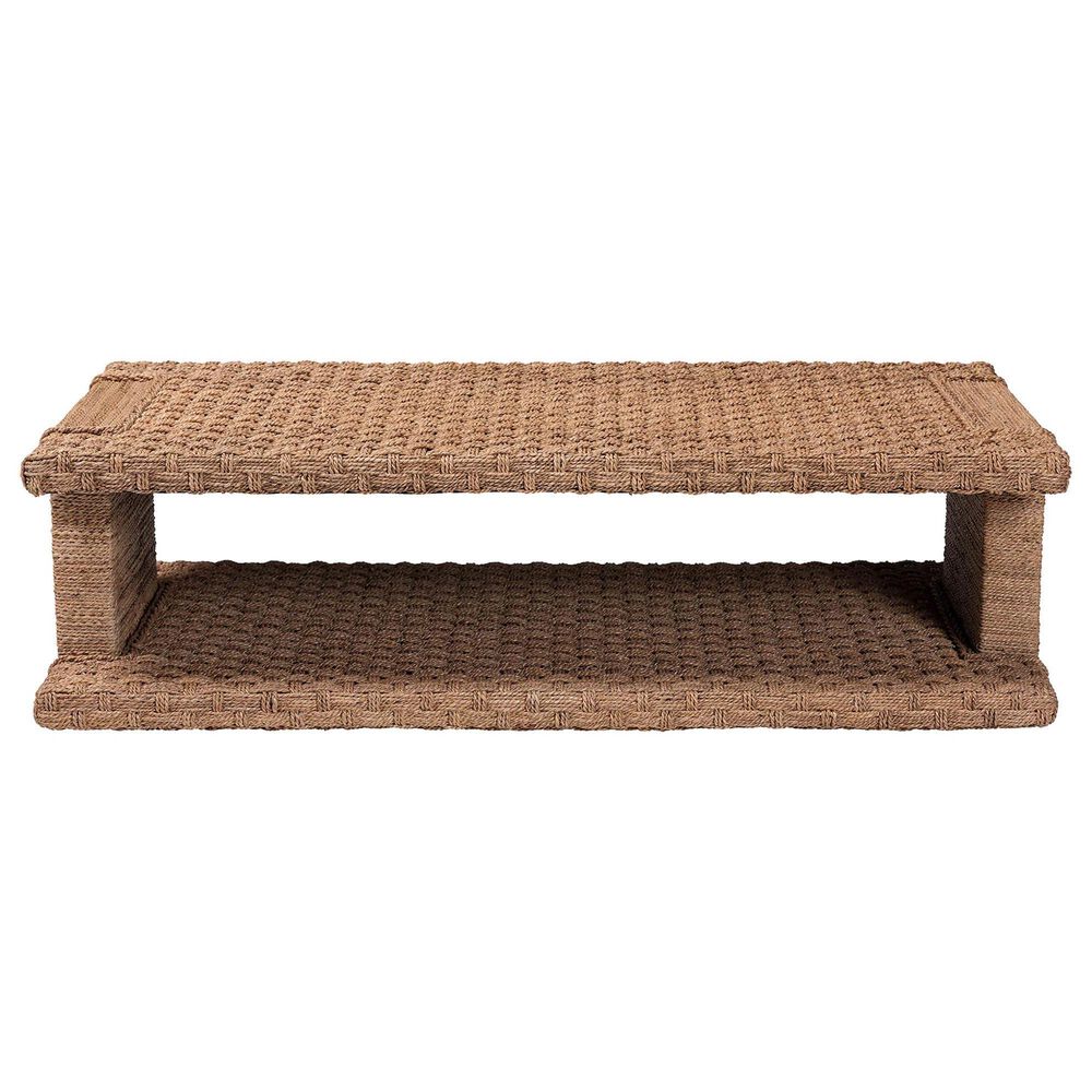 Baxton Studio Rhinos Coffee Table in Light Brown, , large