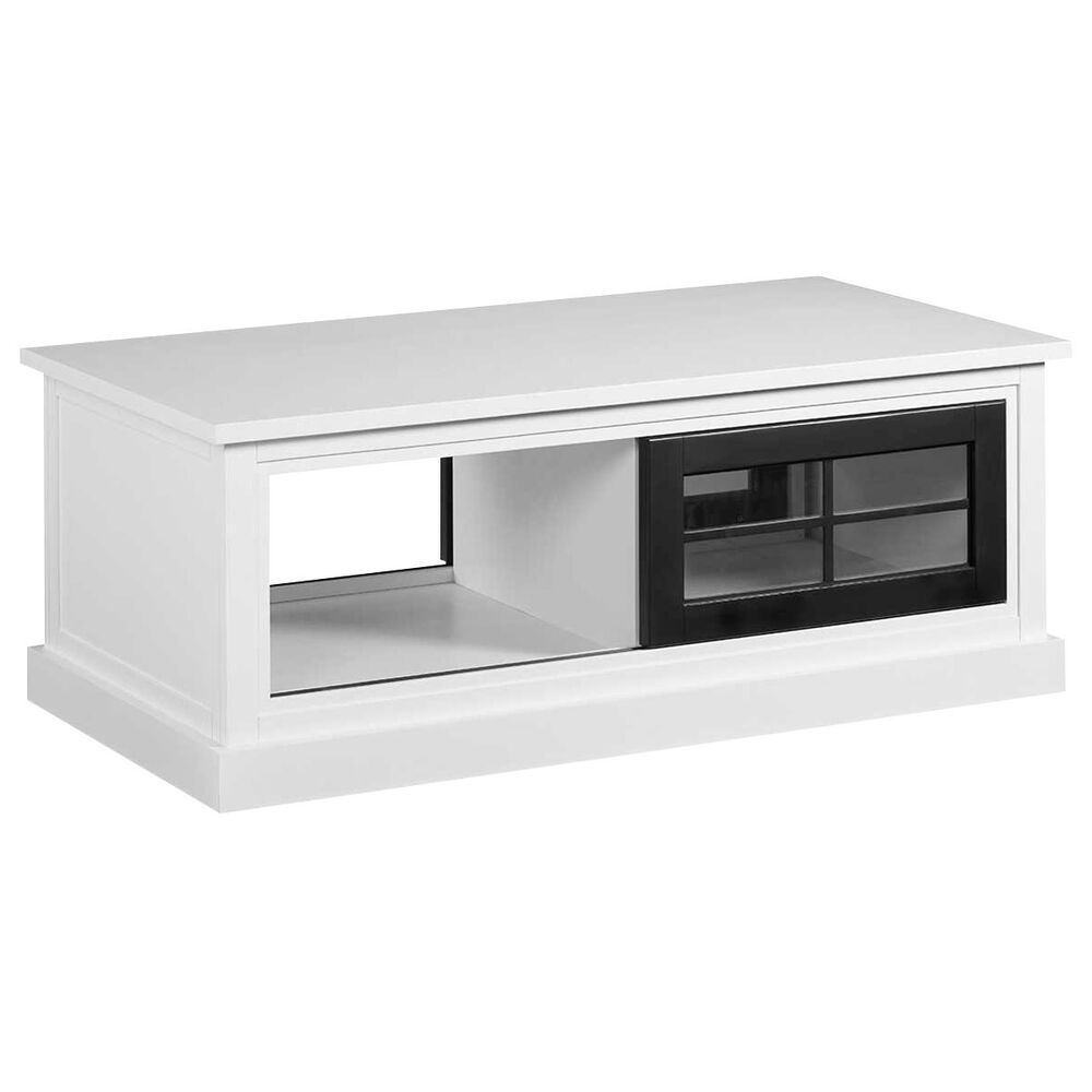 Tiddal Home Habitat Coffee Table in Snow and Black, , large